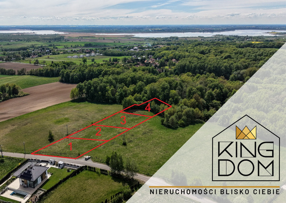 Elbląg KINGDOM NIERUCHOMOŚCI BLISKO CIEBIENA SPRZEDAŻ 4 ATRAKCYJNE DZIAŁKIPOD ZABUDOWĘ JEDNORODZINNĄZ WYDANYMI