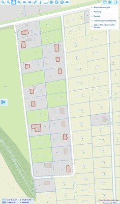 Elbląg Na sprzedaż, działka w Nowinie, z ważnym pozwoleniem na budowę, z projektem Melisa Mała 2 (odbicie lustrzane).