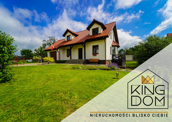 Elbląg KINGDOM NIERUCHOMOŚCI BLISKO CIEBIEWOLNOSTOJĄCY DOM JEDNORODZINNY Z GARAŻEM I BUDYNKIEM GOSPODARCZYMPOSADOWIONY