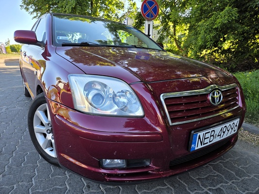 Elbląg Toyota Avensis 1,8Benzynka 130KM Bogata Wersja Wyposażenia 2005Rok-Klimatronik Poduszki Powietrzne