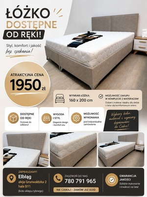 Elbląg NOWA EKSPOZYCJA! NISKIE CENY! W naszym sklepie nowe modele, również dostępne od ręki!W naszej ofercie