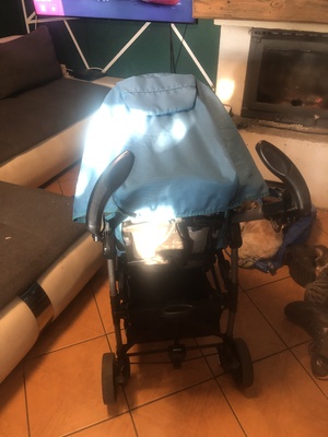 Elbląg Witam mam wózek spacerowy niebieski  za 200’