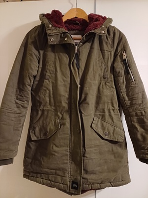 Elbląg Kurtka zimowa damska Sixth June Paris w środku futerko rozmiar 36 stan idealny