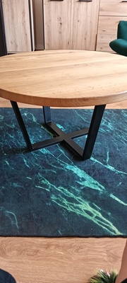 Elbląg Sprzedam 2 fotele kolor soczysta zieleń i stolik kolor dąb średnica 80cm. W komplecie lub osobno. Cena foteli