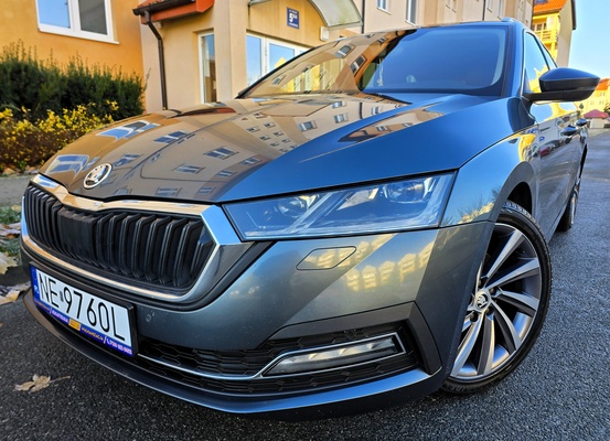 Elbląg Skoda Octavi Kombi 1.5 TSI E-TEC HYBRID  150Km Bogata  Wersja Wyposażenia 2021Rok-Elektryczne Szyby