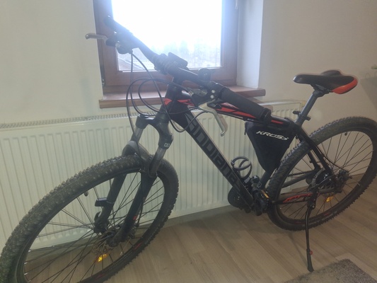 Elbląg Rower górski MTB INDIANA X-Pulser 2.9 M21męski Czarno-czerwony stan b. dobry. Do negocjacji.