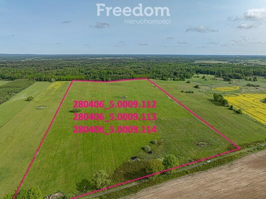 Elbląg FREEDOM NIERUCHOMOŚCISprzedam działkę - Młynarska wola. Przedmiotem oferty jest zespół trzech działek