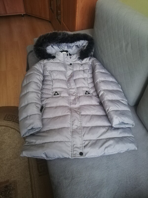 Elbląg Sprzedam kurtkę zimową, kolor popiel, rozmiar 2XL, stan bardzo dobry.