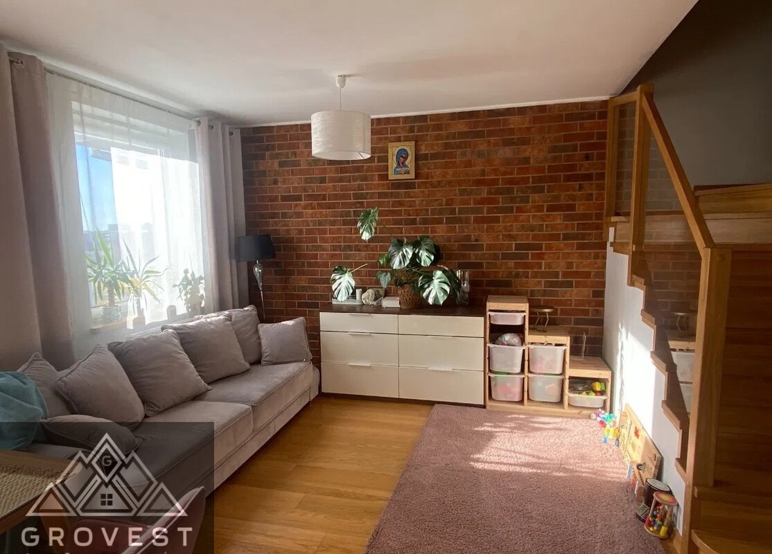 Elbląg GROVEST NIERUCHOMOŚCIPREZENTUJE: Dwupoziomowe klimatyzowane 4-pokojowe mieszkanie 77,3