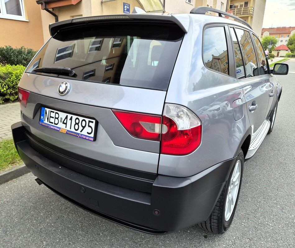 Elbląg BMW X3 2.0Diesel 150KM 2006Rok Bardzo Dobry Stan Napęd 4X4-Wspomaganie Kierownicy Hak Czujniki Parkowania