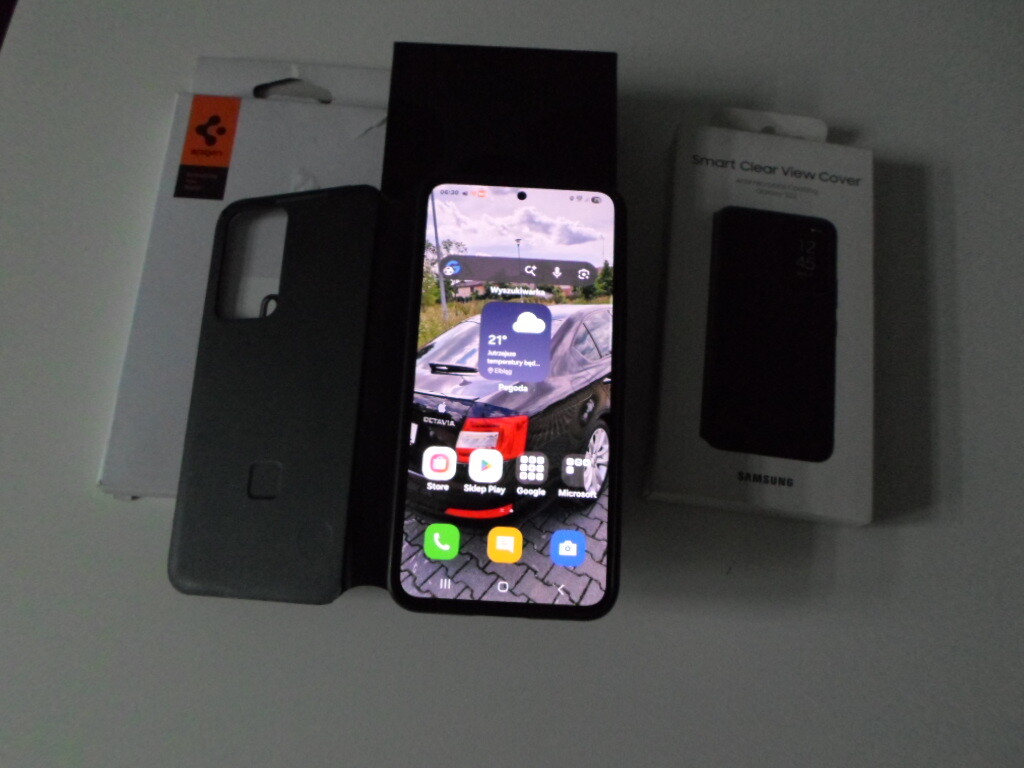 Elbląg Samsung galaxy S22 sm-S901b/DS 256 GB, RAM 8GB ANDROID 16 NAJNOWSZY, kolor black platinum, ,zadbany 2 letni,