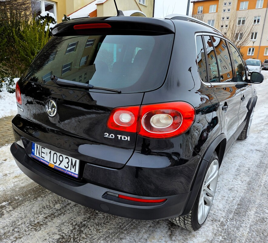 Elbląg Volkswagen Tiguan 2,0TDI 136KM 2010Rok DSG Napęd 4X4 -Klimatyzacja Wspomaganie