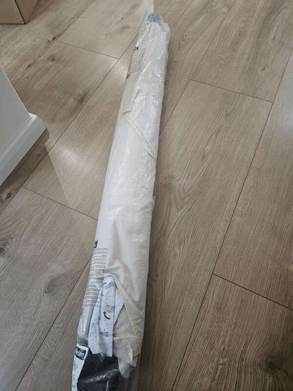 Elbląg Sprzedam parasol ogrodowy My Garden Florenz, wymiary 180x120 cm, kolor ecru. Jak nowy może ze 2x rozłożony.