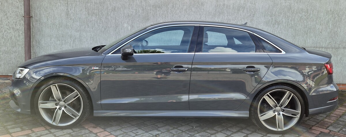 Elbląg Audi A3 Sedan 2.0Benz 220Km 2017Rok Zwinne Miejskie Autko Quattro-Wspomaganie Kierownicy Tempomat