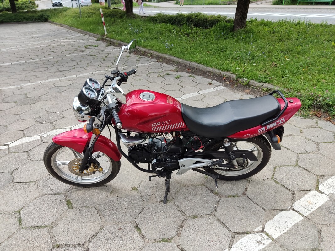 Elbląg Świeże Opłaty, Sprawny.. Motorower-Yamasaki 50,rok 2010,zarejestrowany na 50cm -nowy silnik 125cm, nowy wydech-