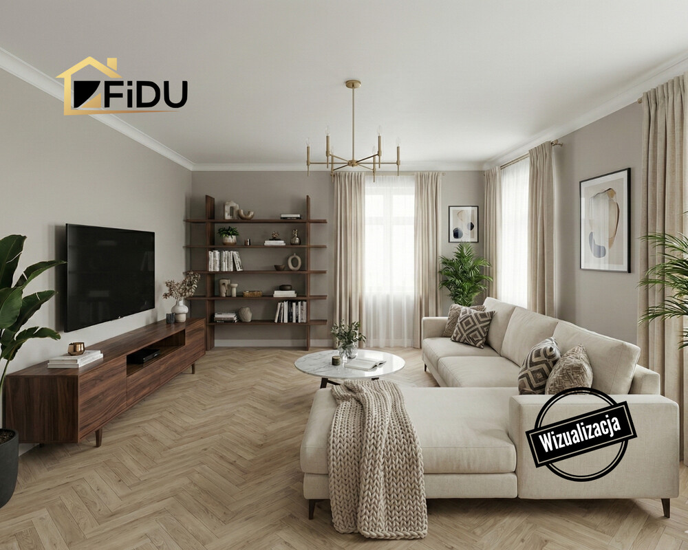 Elbląg FiDU Biuro Nieruchomości prezentuje: Mieszkanie Elbląg, ul. Bema: 91,8 m², parter z wyjściem na ogród , 3