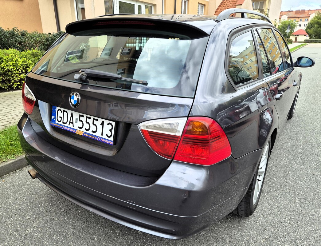Elbląg BMW 3 E91 2,0Benzyna 130Km Bogata Wersja Wyposażenia 2007Rok -4XElektryczne Szyby Abs Sprawna Klimatyzacja