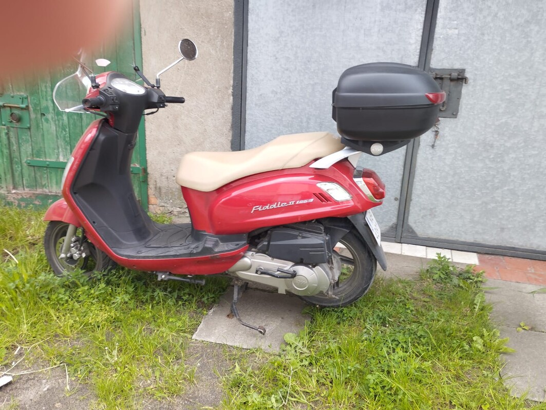 Elbląg 🚦 Sprzedam Skuter SYM – Stan Bardzo Dobry! 🚦Dodatki: Kask, kufer oraz nowy pokrowiec w