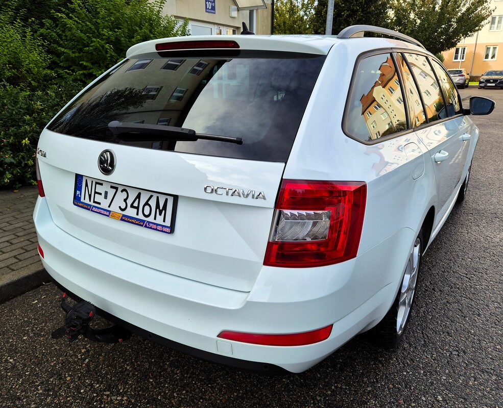 Elbląg Skoda Octavia 2,0TDI 150Km 2016Rok Świeżo Sprowadzona z Niemiec Zarejestrowana-Elektryczne Szyby Abs Radio