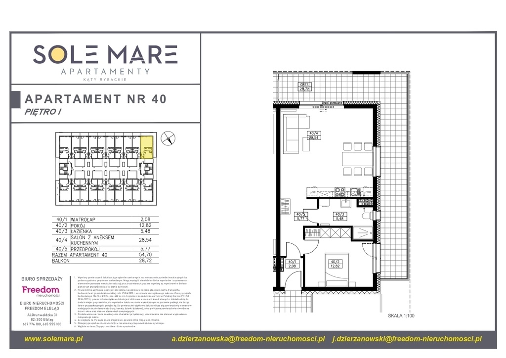 Elbląg FREEDOM NIERUCHOMOŚCISprzedam mieszkanie - Kąty rybackie, Polna. Budynek z basenem gotowy do odbioru. Do
