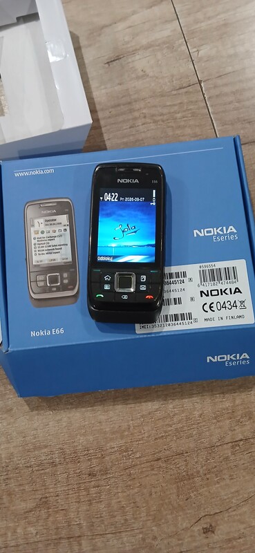 Elbląg Witam, sprzedam NOKIE E66,idealny stan, karton, sluchawki, kabel usb, ladowarka, paragon, etui chroniace telefon.