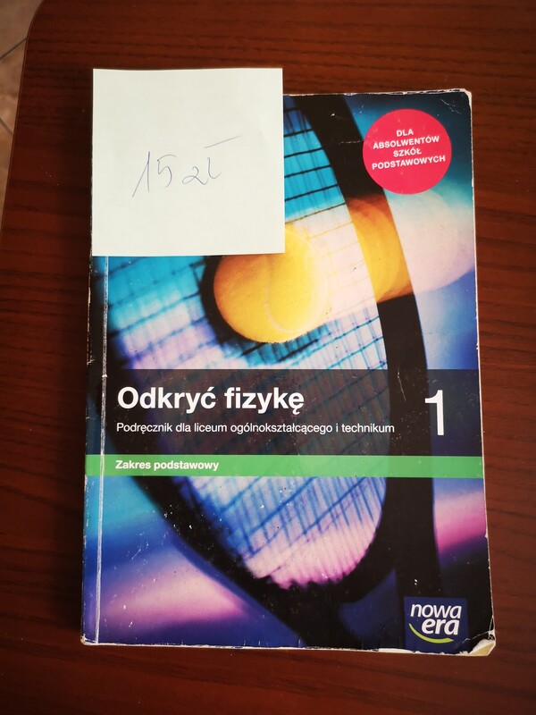Elbląg Dzień dobry.
Sprzedam podręczniki do klasy I technikum (z moich korzystałem w klasie I Zespołu Szkół