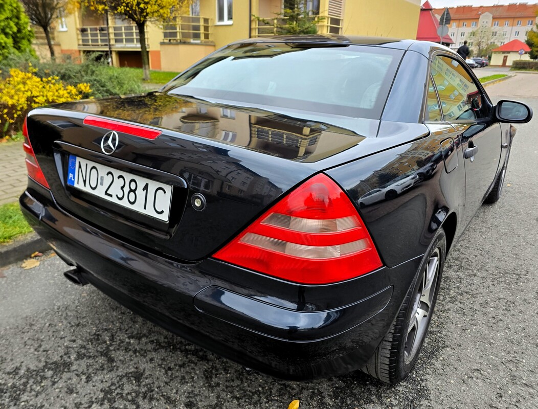 Elbląg Mercedes-Benz SLK 200 2.0Benzyna 136KM 1997Rok Bardzo Dobry Automatyczna Skrzynia-Kabriolet Wspomaganie