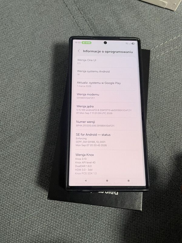 Elbląg Sprzedam telefon : Samsung S23 Ultra 8/256 GB. Telefon jest w bardzo dobrym stanie. Posiada folię widoczną na