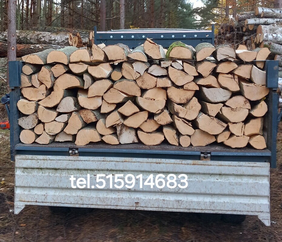 Elbląg Drewno Kominkowe I Opałowe Buk, Grab Transport Gratis