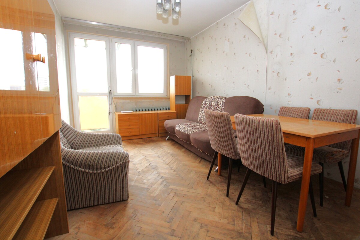 Elbląg NIERUCHOMOŚCI ANNA KRASZEWSKA 3-pokojowe mieszkanie, zasoby Sielanki (media miejskie, wkrótce