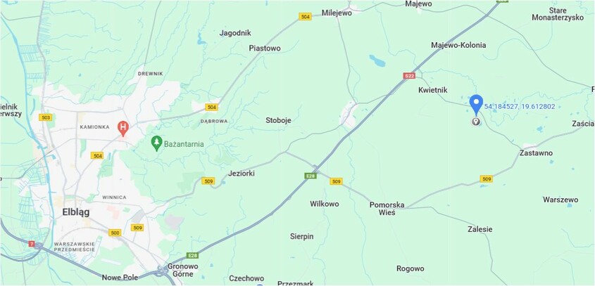 Elbląg Sprzedam piękną działkę z możliwością budowy!!!