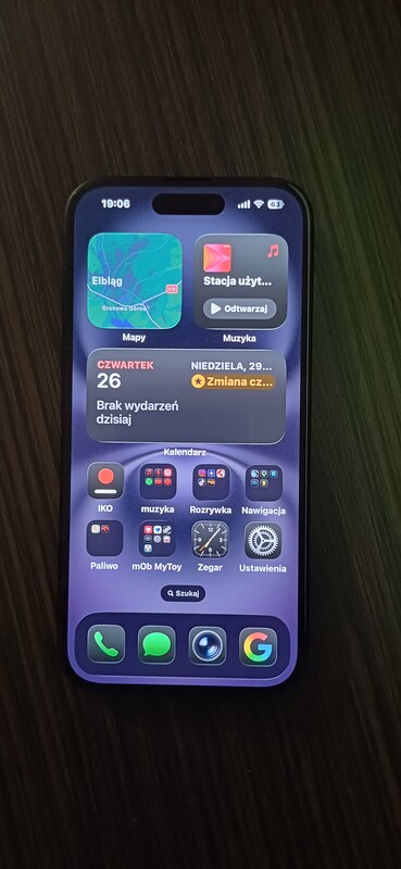 Elbląg Witam na sprzedaż mam iphone 16 256 GB w stanie idealnym stan bateri 92 procent czarny kolor naklejona folia od