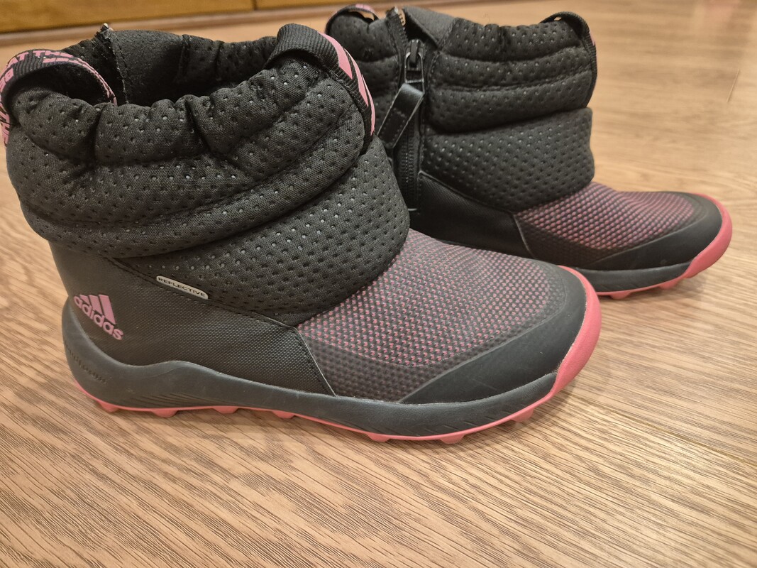 Elbląg Sprzedam buty zimowe - śniegowce, dla dziewczynki, adidas RapidaSnow rozmiar 34 - ocieplana wkładka. Stan