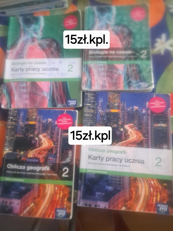 Elbląg Sprzedam książki do szkoły średniej widoczne na zdjęciach