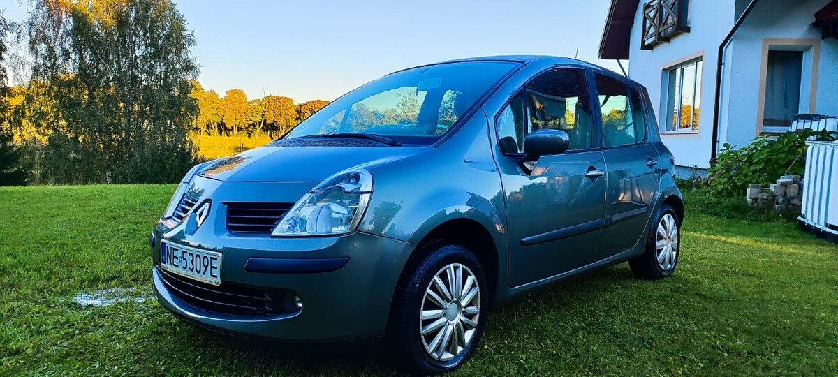 Elbląg Renault Modus 1.6 88 KM | 2007 | 161 tys. km | Klima | 10 lat u właścicielkirok produkcji: 2007silnik: 1.6