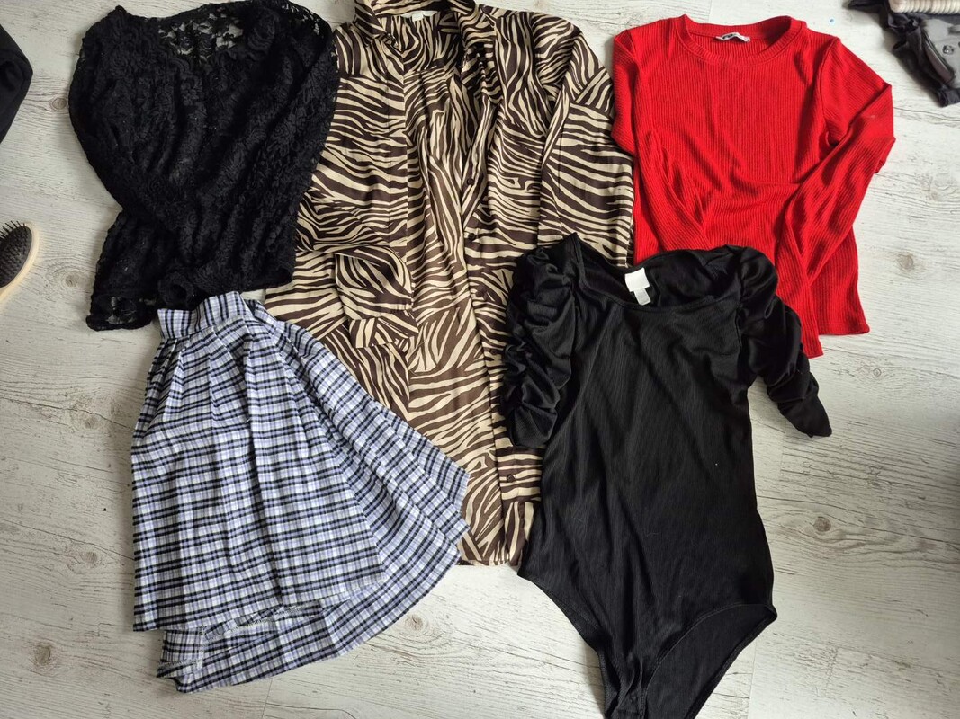 Elbląg Pakiet używanych ubrań damskich w rozmiarze 36.
Zrobiłam porządki - ubrania w dobrym ładne i w stanie różnych