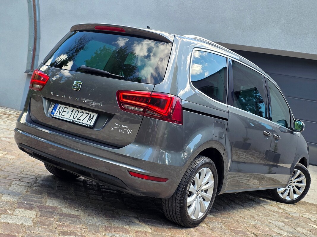Elbląg Seat Alhambra 2.0TDI 150KMFULL Opcja Automat DSG 7MiejscZAREJESTROWANY2017