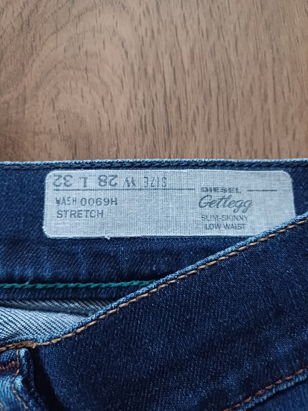 Elbląg Jeansy damskie DIESEL rozmiar W 28 L 32 stan doskonały, low waist