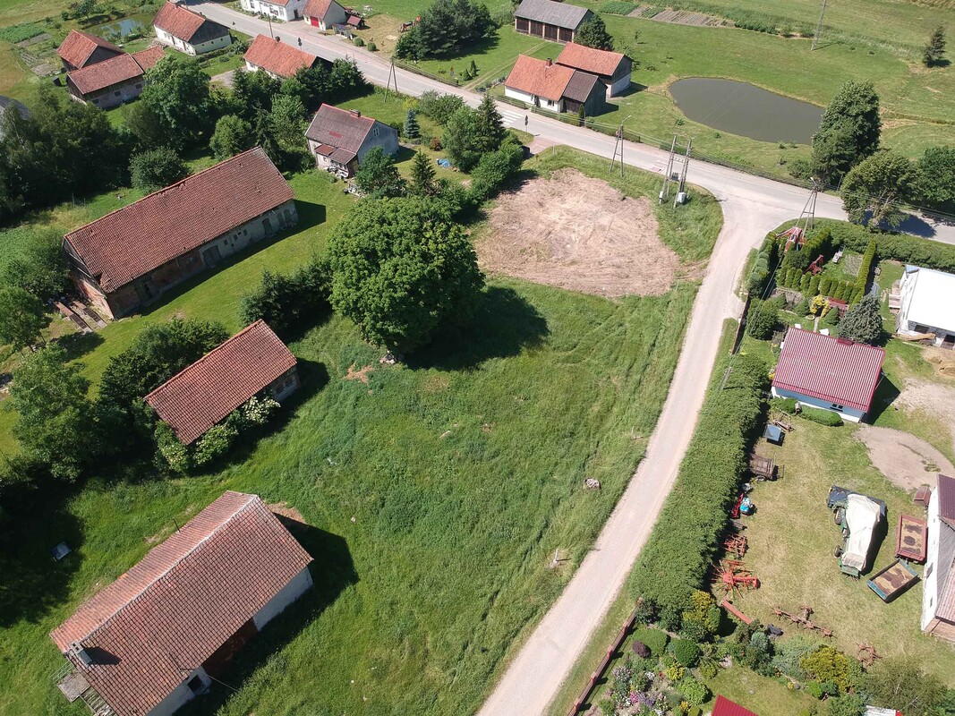 Elbląg SZULC & SZULC BIURO NIERUCHOMOŚCI NA SPRZEDAŻ Działka budowlana - Rychnowy, gmina MilejewoPowierzchnia: