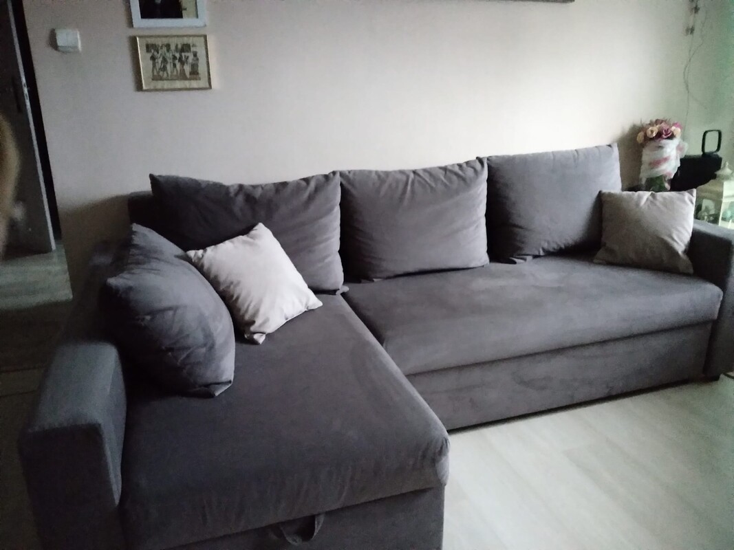 Elbląg Sprzedam narożnik kupiony ok 3 lata temu jak nowy skrzynia na pościel rozkładany. Stal w salonie nie używany