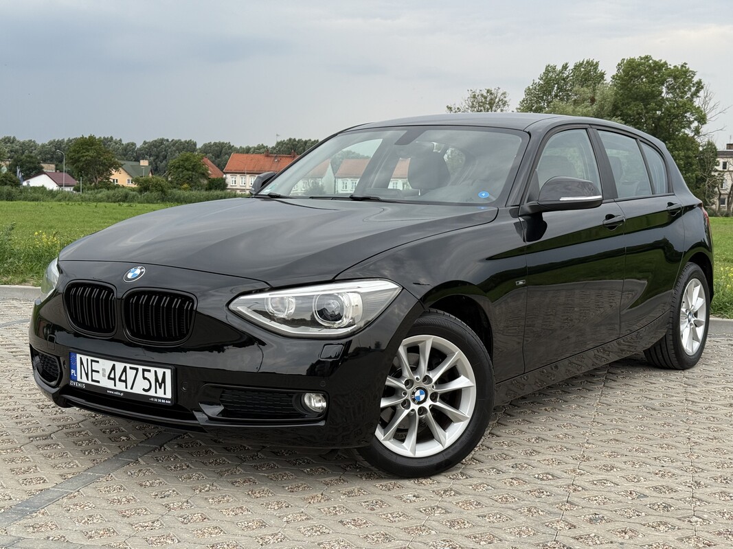 Elbląg BMW Seria 1 118D 143km Navi Led czujniki parkowania alufelgi ZAREJESTROWANY