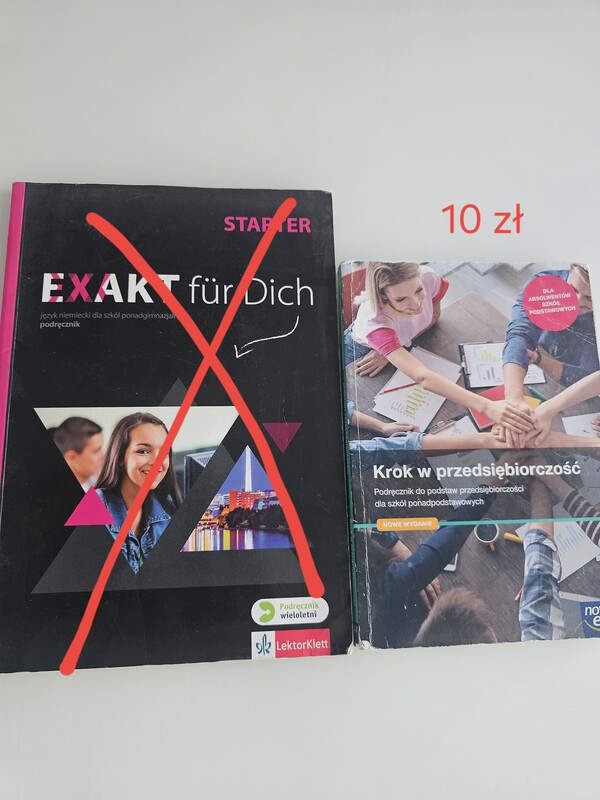 Elbląg Podręczniki do średniej szkoły klasa 1,2 i 3