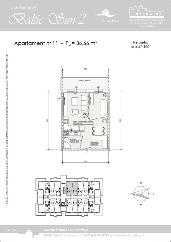 Elbląg BALTIC SUN 2 - APARTAMENTY Z BASENEM NAD MORZEM W SZTUTOWIE - ul. Mierzeja Park 1- BASEN zewnętrzny ogrzewany,