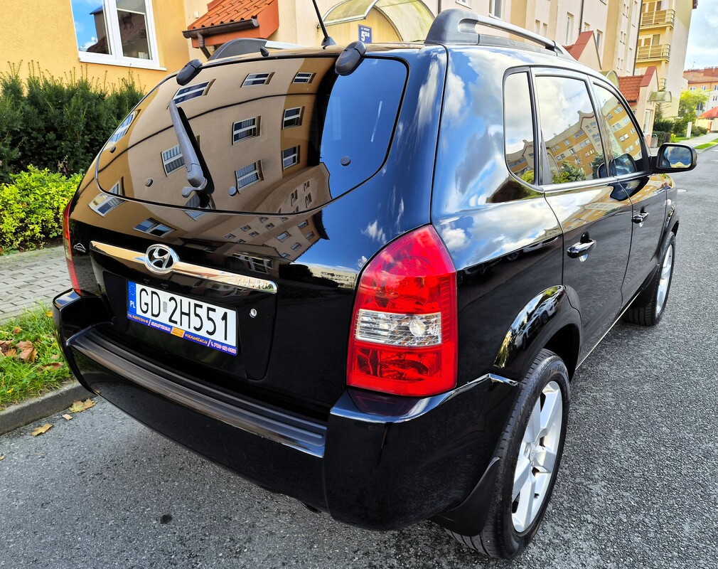 Elbląg Hyundai Tucson 2.0Benzyna 150KM 2006Rok Bezawaryjny Silnik Benzynowy-Wspomaganie Kierownicy -Poduszki Powietrzne