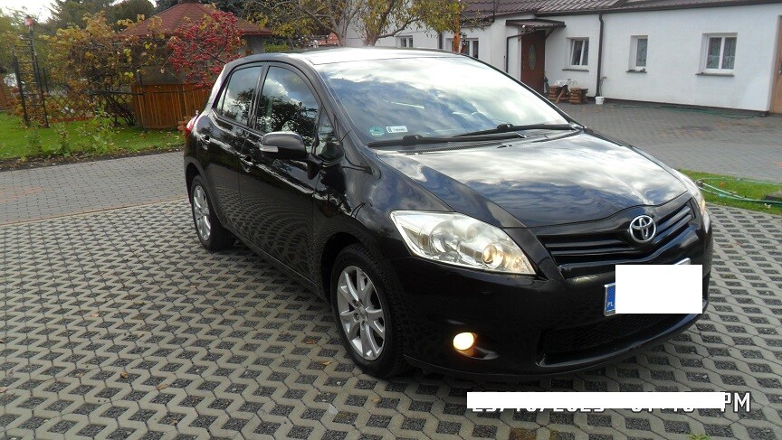 Elbląg TOYOTA AurisPojemność 1329 benzynaRok 2012 pazdziernikKlimatyzacjaElektryczne szybyElektryczne lusterkaŚwiatła