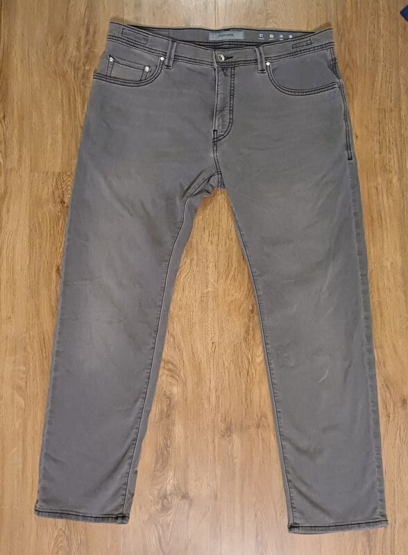 Elbląg Spodnie męskie PIERRE CARDIN Lyon Tapered kolor Sharkgray rozmiar L XL stan doskonały, jak nowy (na Amazon 313