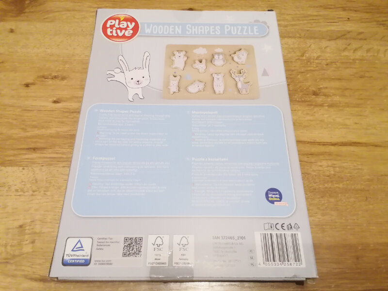 Elbląg NOWA zafoliowana, zabawka drewniana, puzzle, wiek 2+, trening motoryczny dla Maluszka