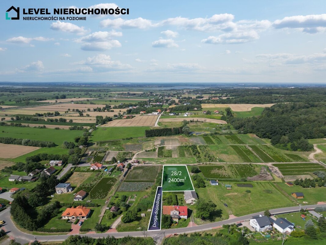 Elbląg LEVEL NIERUCHOMOŚCIDziałka MyślęcinWarunki Zabudowy - WZ2400 m2 NIERUCHOMOŚCI NA POZIOMIE