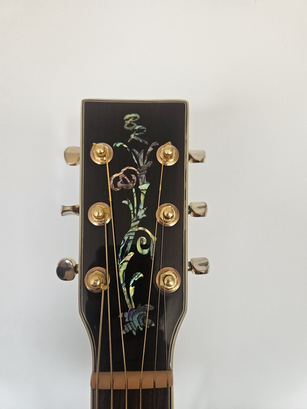 Elbląg Wyjątkowa gitara elektroakustyczna Baton Rouge Z-LTD-052 limitowana edycja. Rok prod.2006. Inkrustowana masą