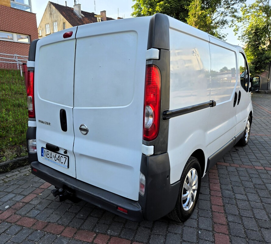 Elbląg Nissan Primastar Lift Vivaro Trafic 2,5 Diesel 145KM 2008 RokWysoki 3-Osobowy — Wspomaganie